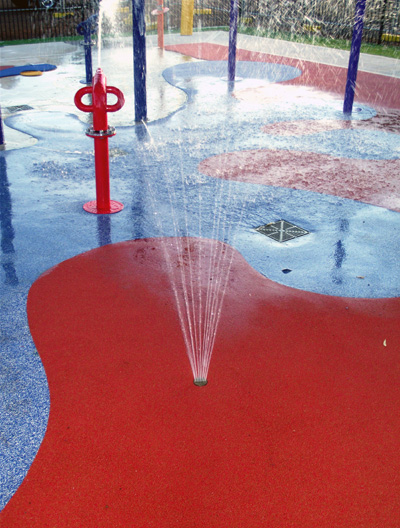Water playground sandstone WA