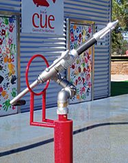 water canon spray park
